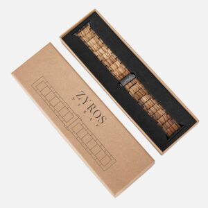 ساعة زايروس الذكية الأصدار الحصري بسوار خشبي