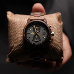 ساعة رجالية خشبية من براند لالورا