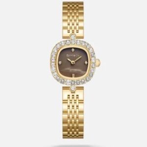 ساعة نسائية ستيل ذهبي الفي اند كو