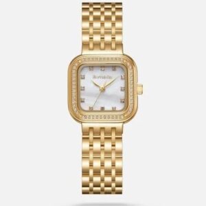 ساعة نسائية ستيل ذهبي الفي اند كو