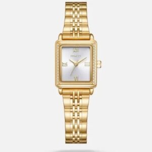 ساعة نسائية ستيل بلون ذهبي