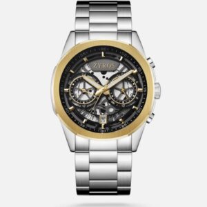 ساعة رجالية بسير ستيل بلون فضي