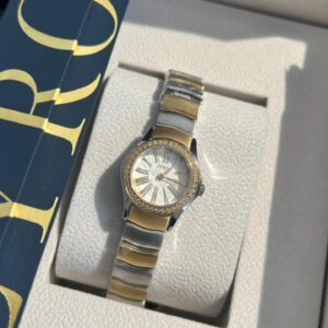 ساعة سحر النسائية ستيل بلون ذهبي وفضي