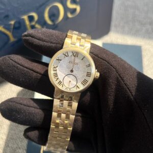 ساعة إليغانس النسائية كلاسيكية بلون ذهبي